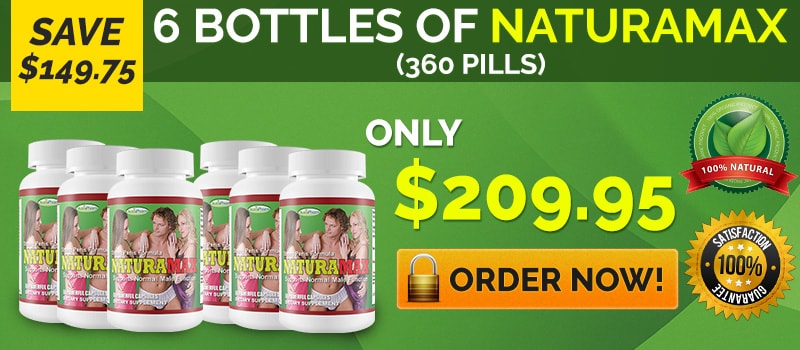 6 Bottle Naturamax Tablets In Australia - 350 Pills